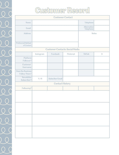 Vendor Show Planner and Tracker Binder