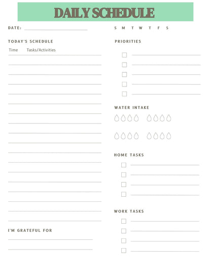 Work Home LIfe Planner