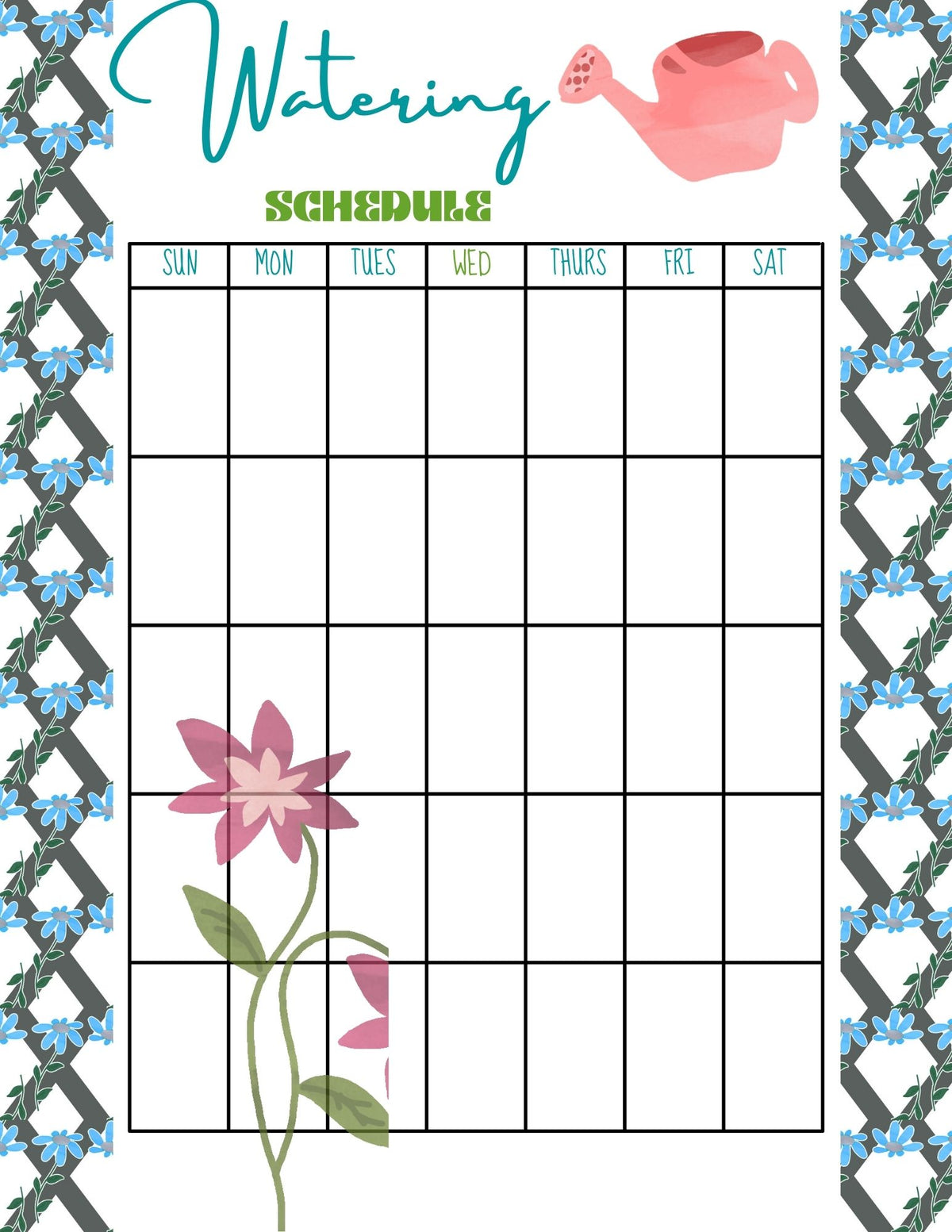 Garden Planner in Blue