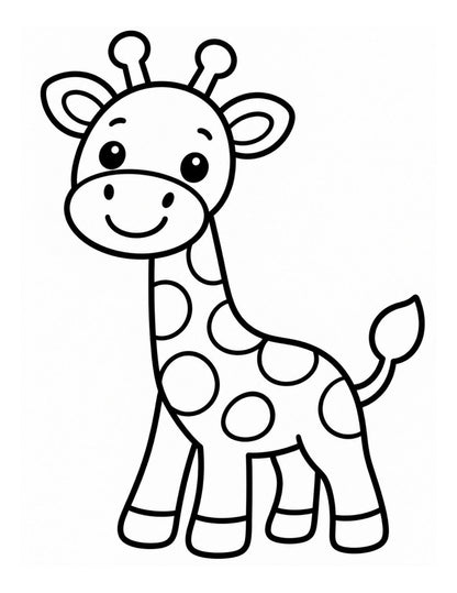 My First Coloring Book for Toddlers – 11 Simple Printable Coloring Pages