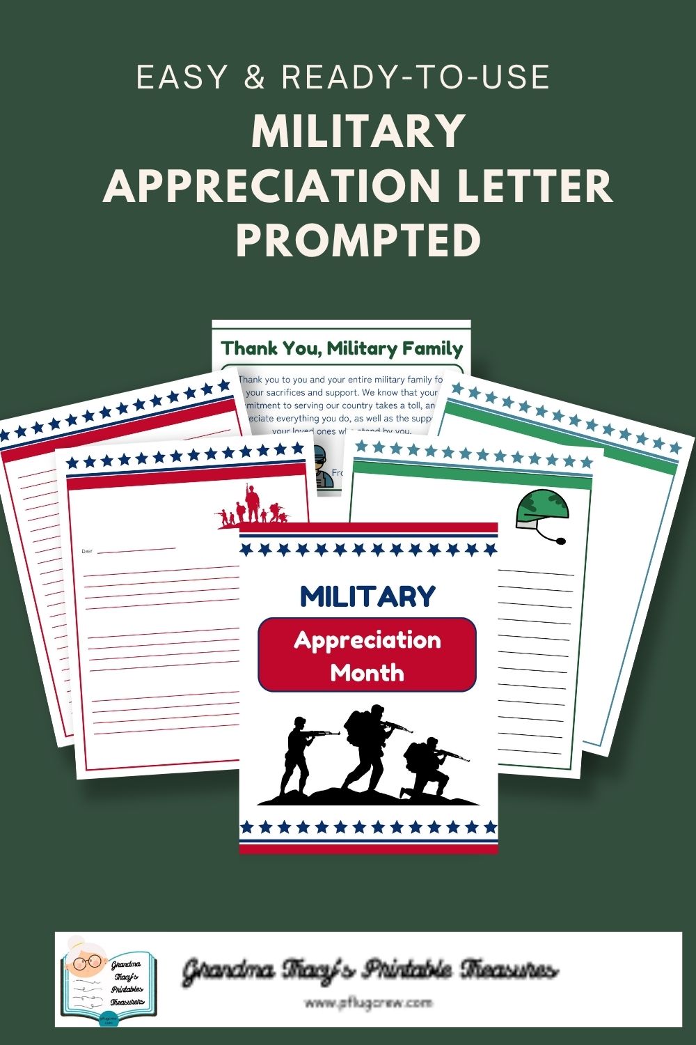 Military Appreciation Thank you Cards