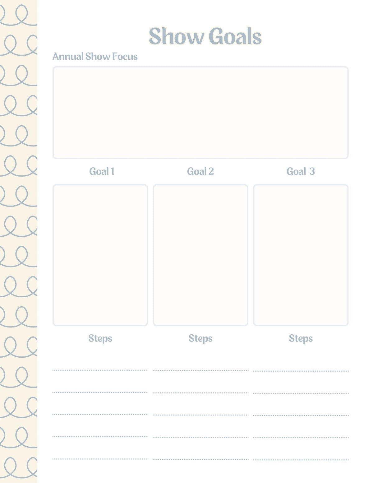 Vendor Show Planner and Tracker Binder